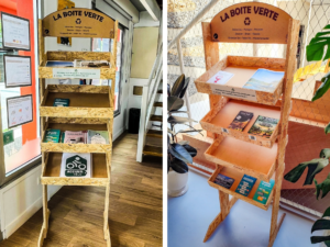 Lire la suite à propos de l’article Fabrication de 5 présentoirs en bois sur-mesure